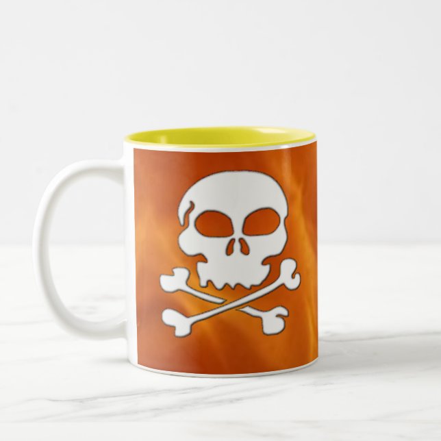 TASSE 2 COULEURS OBJETS SKULL (Gauche)