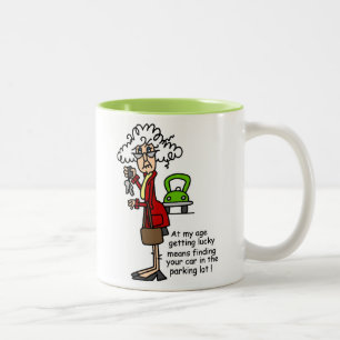 Tasse 2 Couleurs Obtenir un Humour chanceux