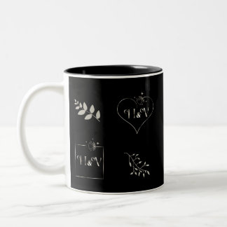 Tasse 2 Couleurs Occasion spéciale Cadeaux Monogrammes