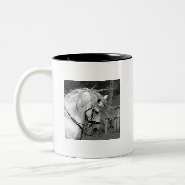 Tasse 2 Couleurs Ode au cheval (Gauche)