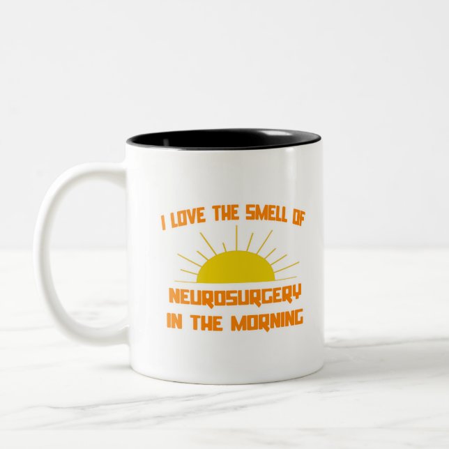 Tasse 2 Couleurs Odeur de neurochirurgie du matin (Gauche)