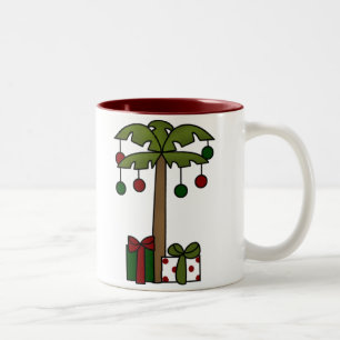 Tasse 2 Couleurs Oh le palmier de Noël