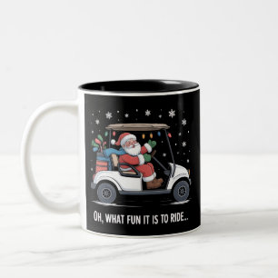 Tasse 2 Couleurs Oh Quelle Joie De Monter Dans Le Chariot De Golf C