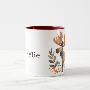 Tasse 2 Couleurs Oie orange crème
