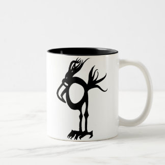 Tasse 2 Couleurs Oiseau