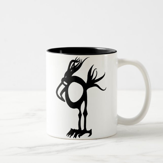 Tasse 2 Couleurs Oiseau (Droit)