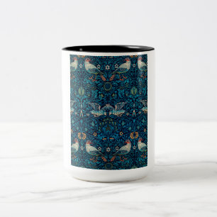 Tasse 2 Couleurs Oiseaux (motif floral Vintage) (par William Morris
