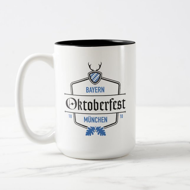 Tasse 2 Couleurs Oktoberfest Munich, Bavière (Gauche)
