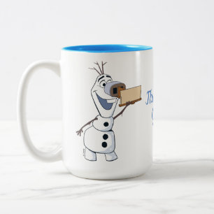 Tasse 2 Couleurs Olaf avec nez viseur
