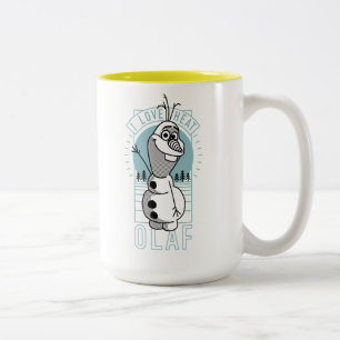 Tasse 2 Couleurs  Olaf  J'aime la chaleur