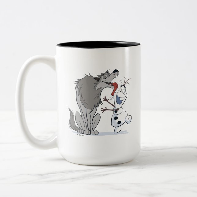 Tasse 2 Couleurs Olaf Licencié Par Loup (Gauche)