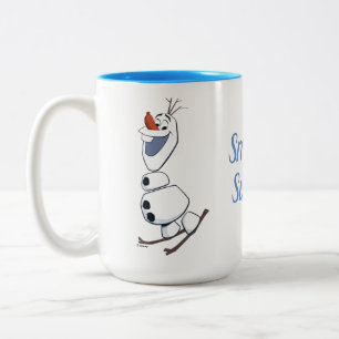 Tasse 2 Couleurs Olaf Skiing