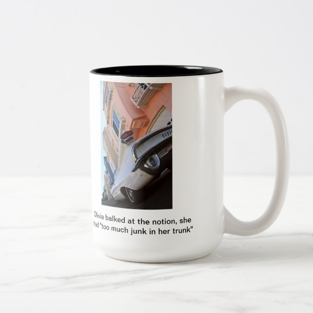 Tasse 2 Couleurs Olivia Oldsmobile (Droit)