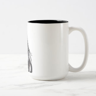 Tasse 2 Couleurs "Ombres qui pleurent : Le gardien spectral des cri