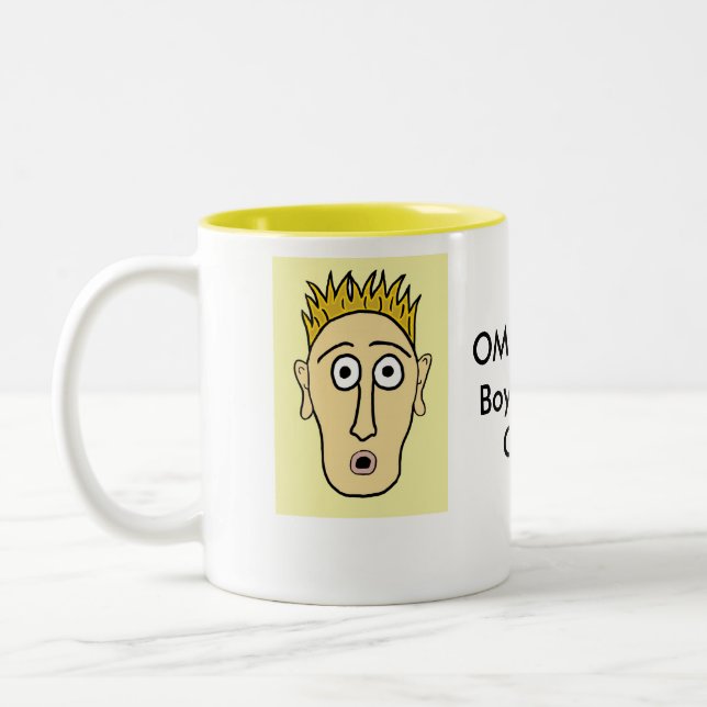 Tasse 2 Couleurs OMG - Mon ami est gai (Gauche)