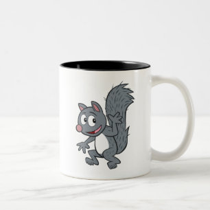 Tasse 2 Couleurs Ondulation grise d'écureuil de Rick   de garde
