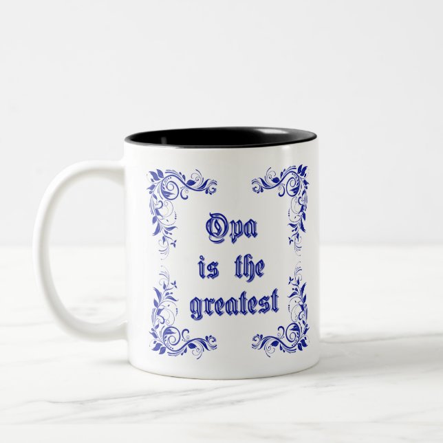 Tasse 2 Couleurs Opa (Gauche)