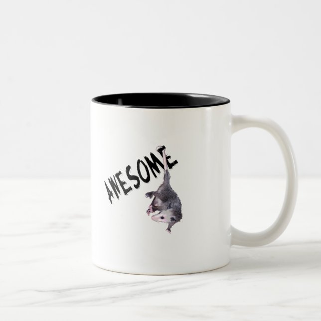 Tasse 2 Couleurs Opossum impressionnant d'opossum (Droit)