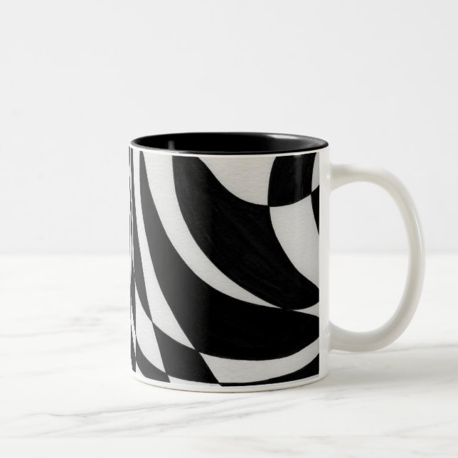 Tasse 2 Couleurs Optique #1 par Michael Moffa c1991 (Droit)