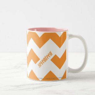 Tasse 2 Couleurs Orange de zigzag