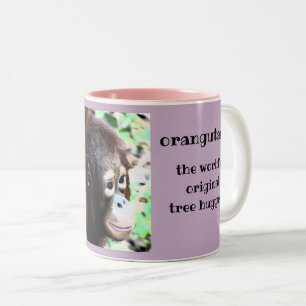 Tasse 2 Couleurs Orangs-outans