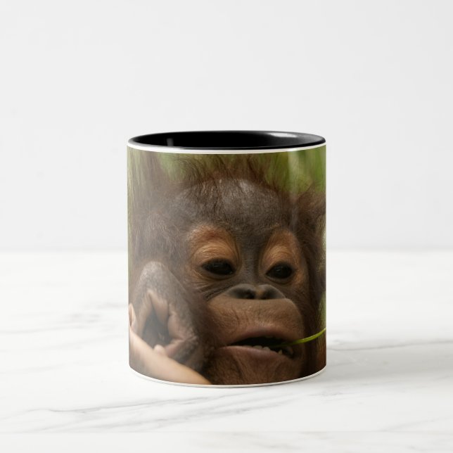 Tasse 2 Couleurs Orangutan Baby (Centre)