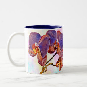 Tasse 2 Couleurs orchidée violette et ambre