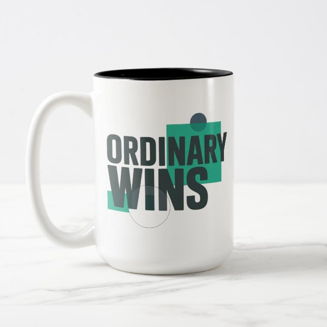 Tasse 2 Couleurs Ordinary, and proud of it! Statement graphic about (Gauche)