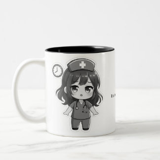 Tasse 2 Couleurs Original Chibi Nurse - Racing Against Time