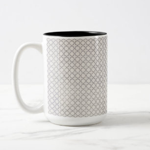 Tasse 2 Couleurs Ornement arabesque élégant