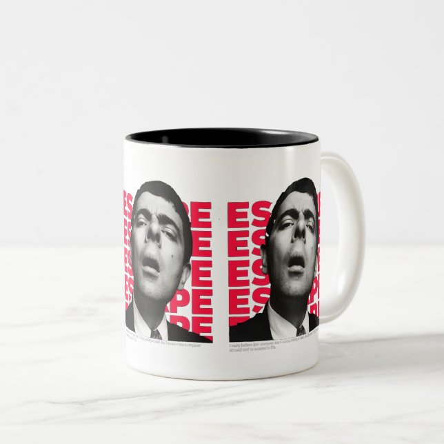 Tasse 2 Couleurs Orphic M. Bean Escape Design (Devant droit)