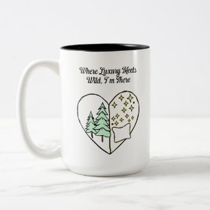 Tasse 2 Couleurs Où le luxe rencontre le style de vie sauvage et gl