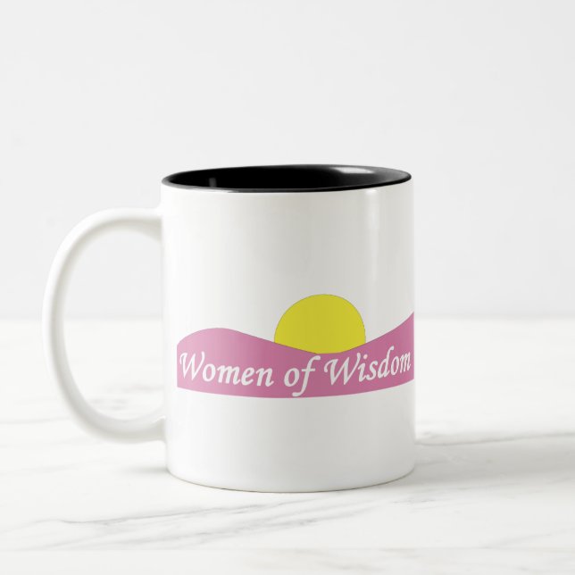 Tasse 2 Couleurs OUAH ! Logo Femmes de sagesse (Gauche)