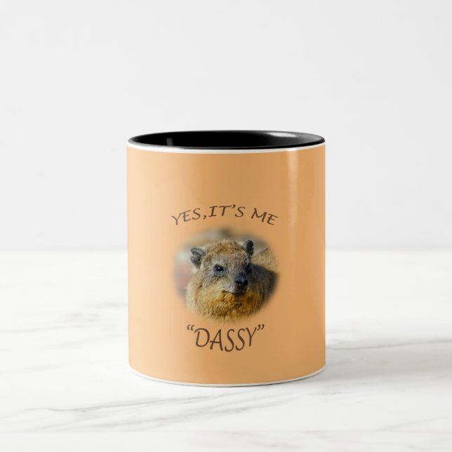Tasse 2 Couleurs OUI, IL est MOI, "DASSY " (Centre)