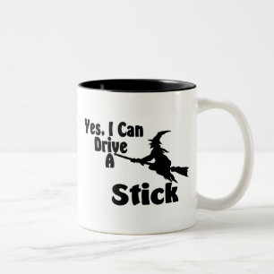 Tasse 2 Couleurs Oui, je peux conduire un bâton