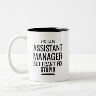 Tasse 2 Couleurs Oui, je suis un gestionnaire adjoint, mais je ne p