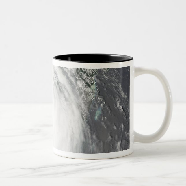 Tasse 2 Couleurs Ouragan Dean 2 (Droit)