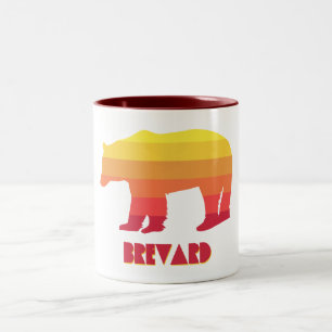 Tasse 2 Couleurs Ours arc-en-ciel de Brevard Caroline du Nord
