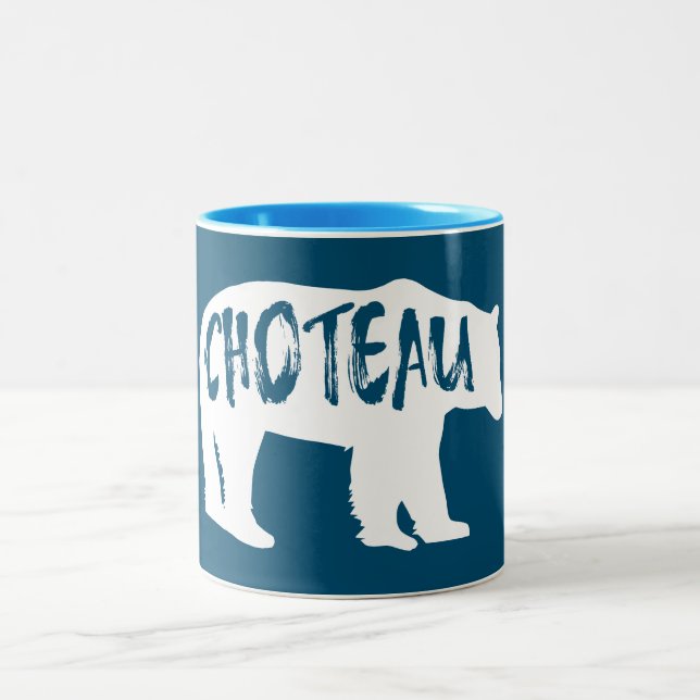 Tasse 2 Couleurs Ours Choteau Montana (Centre)