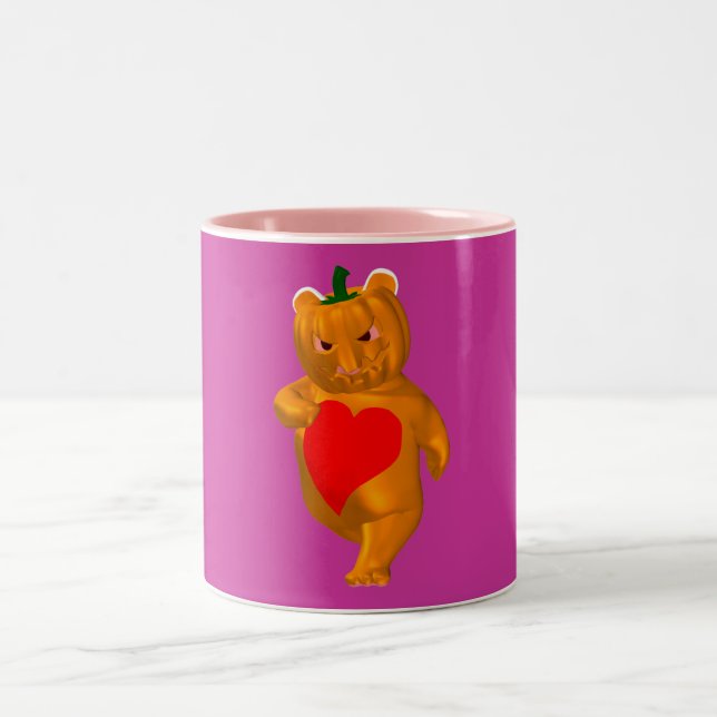 Tasse 2 Couleurs Ours cool Little Halloween (Centre)