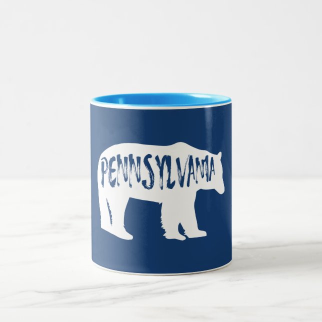 Tasse 2 Couleurs Ours de Pennsylvanie (Centre)