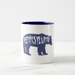Tasse 2 Couleurs Ours de Pennsylvanie