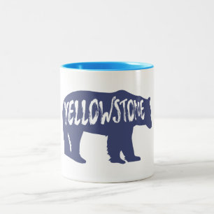 Tasse 2 Couleurs Ours du parc national Yellowstone