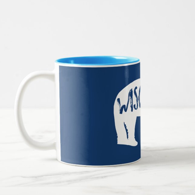 Tasse 2 Couleurs Ours du Wisconsin (Gauche)