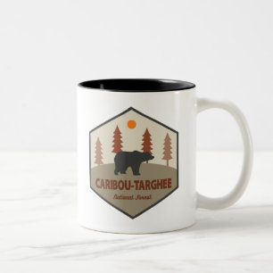 Tasse 2 Couleurs Ours forestier national Caribou-Targhee