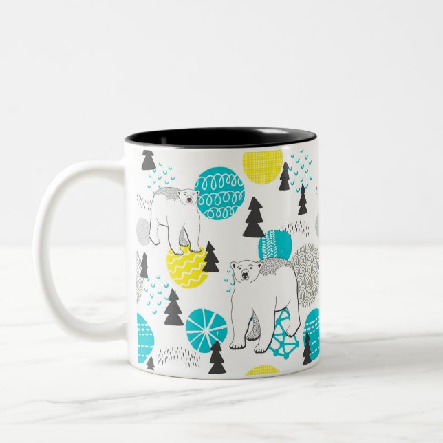 Tasse 2 Couleurs Ours polaire (Gauche)