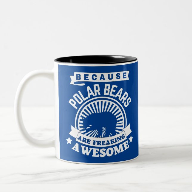 Tasse 2 Couleurs Ours polaire (Gauche)