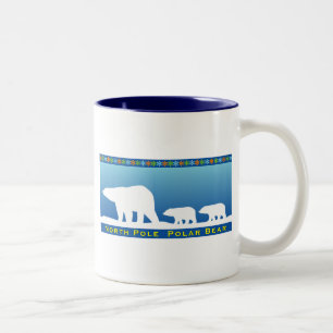 Tasse 2 Couleurs Ours polaire sur glace
