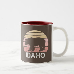 Tasse 2 Couleurs Ours rétro Idaho