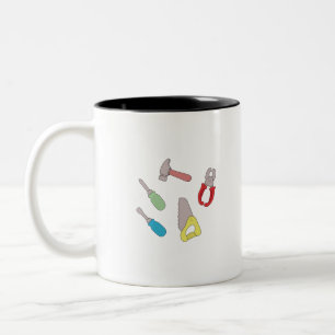 Tasse 2 Couleurs Outils Handyman Cute